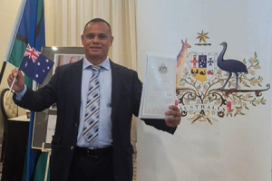 Fr Janu becomes Australian Citizen