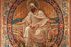 Shepherd and sheep, bonds of life and love